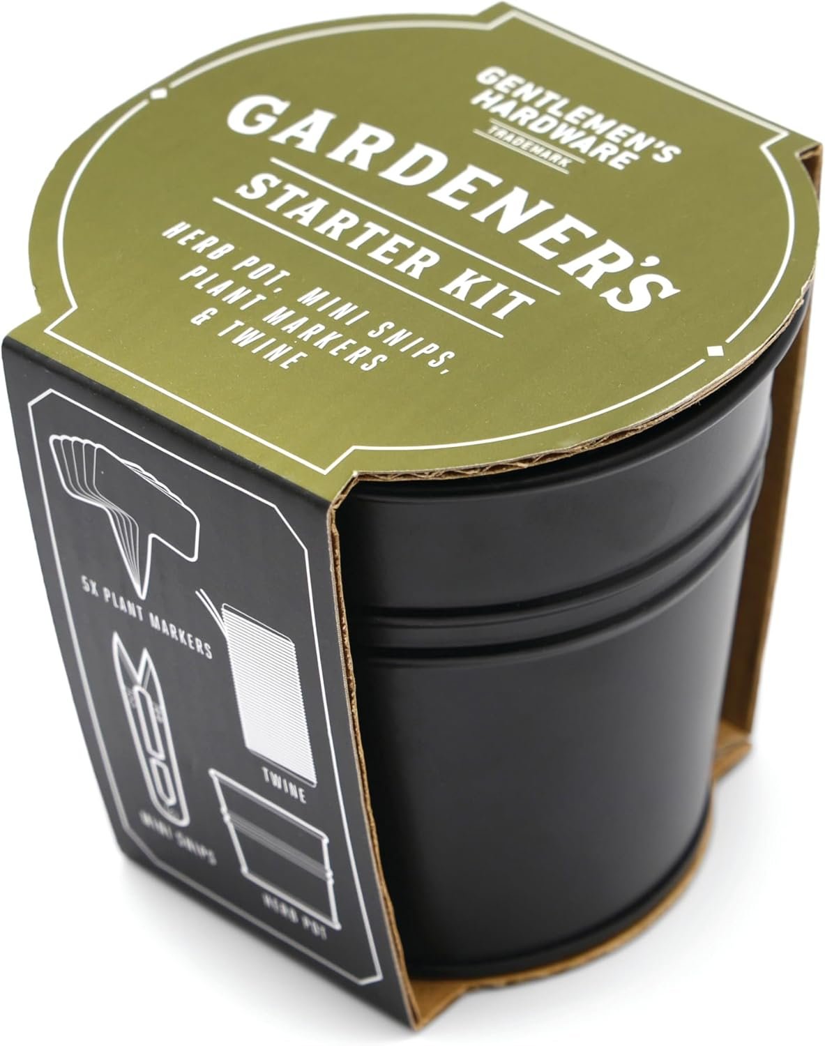 4pk of gentlemen's hardware herb gardening pot starter kits 4pk of gentlemen's hardware herb gardening pot starter kits