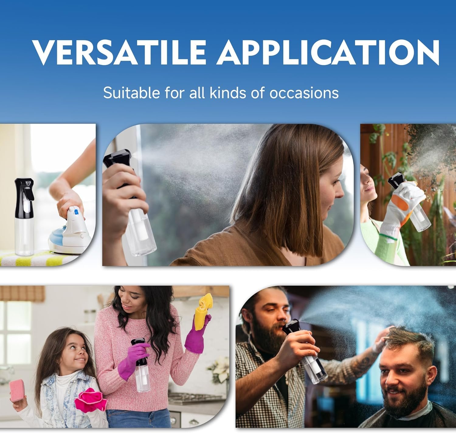 2pk ultra fine continuous mist spray bottle – leak proof, bpa free, 10oz 2pk ultra fine continuous mist spray bottle – leak proof, bpa free, 10oz