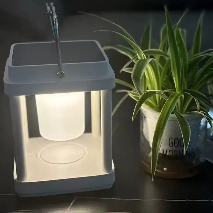 outdoor solar garden light – waterproof led lantern with 3 light modes