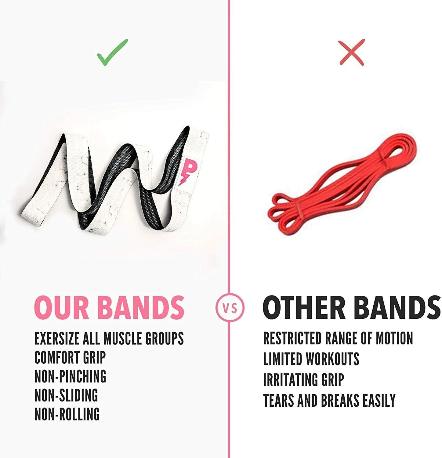 84" premium non slip long resistance band – white marble, with carrying pouch 84" premium non slip long resistance band – white marble, with carrying pouch