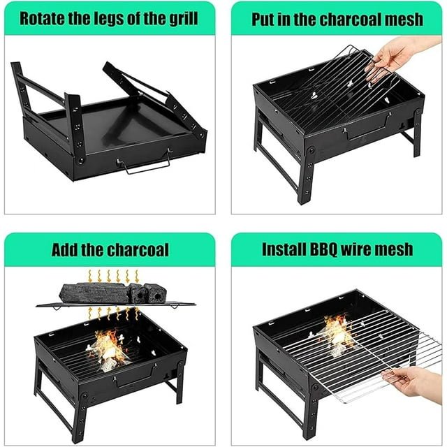 portable foldable charcoal bbq grill – compact outdoor camp smoker portable foldable charcoal bbq grill – compact outdoor camp smoker