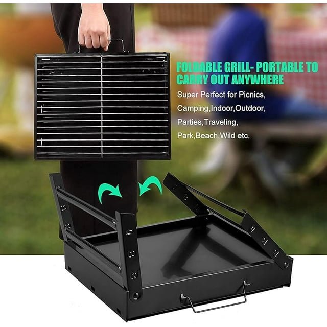 portable foldable charcoal bbq grill – compact outdoor camp smoker portable foldable charcoal bbq grill – compact outdoor camp smoker