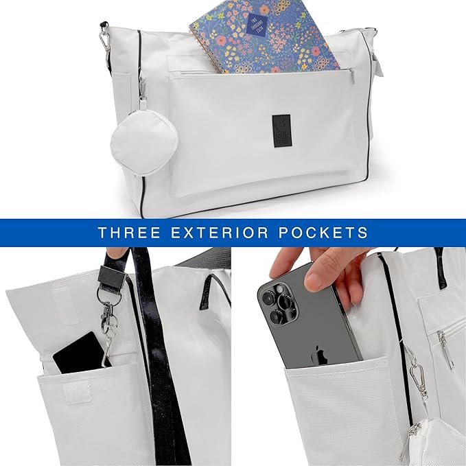 waterproof travel tote bag with coin purse – weekender bag with pockets & crossbody strap waterproof travel tote bag with coin purse – weekender bag with pockets & crossbody strap