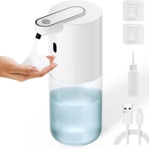 automatic foam soap dispenser – touchless, wall mountable, usb rechargeable