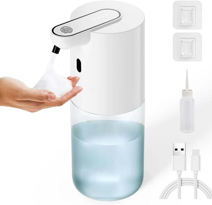 automatic foam soap dispenser – touchless, wall mountable, usb rechargeable automatic foam soap dispenser – touchless, wall mountable, usb rechargeable