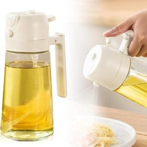 2 in 1 oil dispenser & sprayer – dual mode olive oil bottle