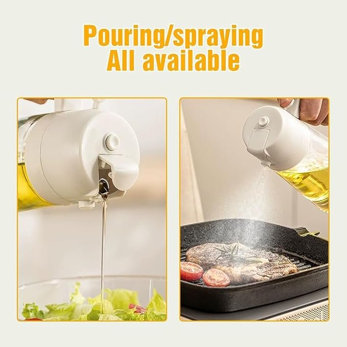 2 in 1 oil dispenser & sprayer – dual mode olive oil bottle 2 in 1 oil dispenser & sprayer – dual mode olive oil bottle