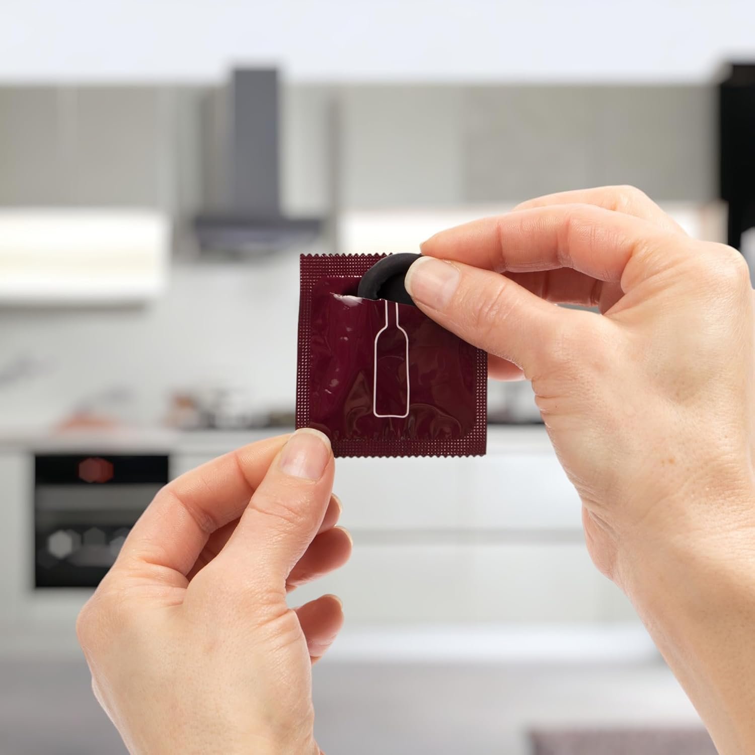 6pk condom style wine bottle stoppers – funny, giftable reusable wine seals 6pk condom style wine bottle stoppers – funny, giftable reusable wine seals