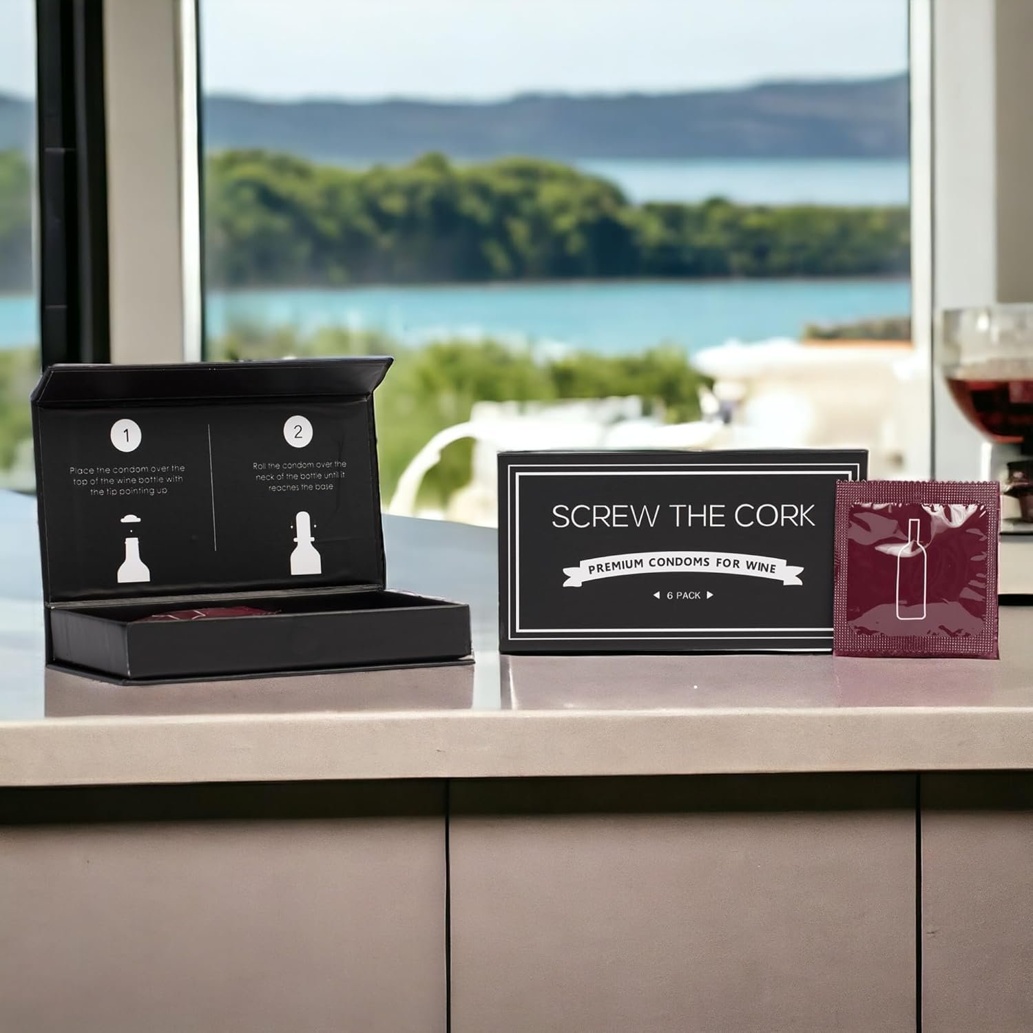 6pk condom style wine bottle stoppers – funny, giftable reusable wine seals 6pk condom style wine bottle stoppers – funny, giftable reusable wine seals