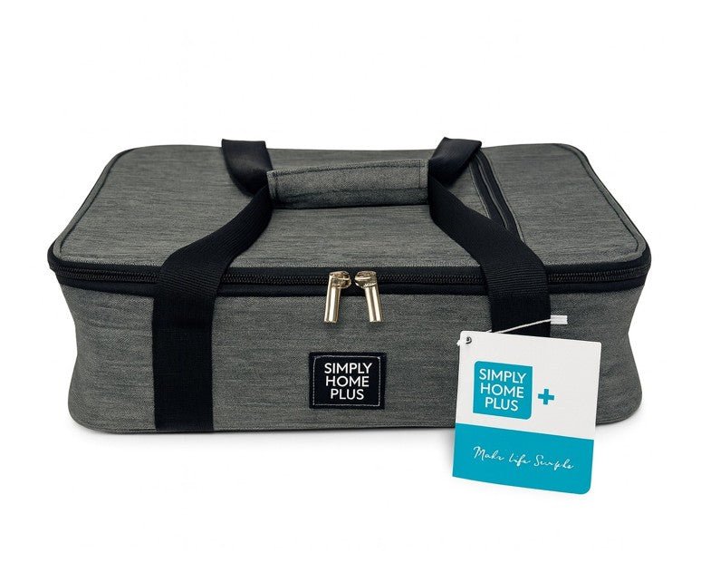 simply home plus insulated casserole carrier travel bag hot & cold food tote simply home plus insulated casserole carrier travel bag hot & cold food tote