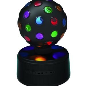sharper image bluetooth disco ball speaker with led lights
