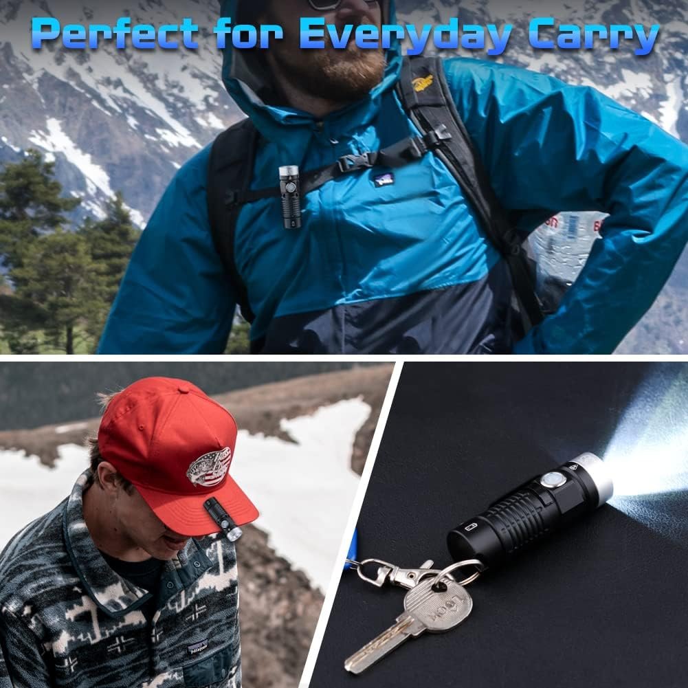 edc magnetic rechargeable tacticle flashlight – 500 lumens, firearm compatible edc magnetic rechargeable tacticle flashlight – 500 lumens, firearm compatible