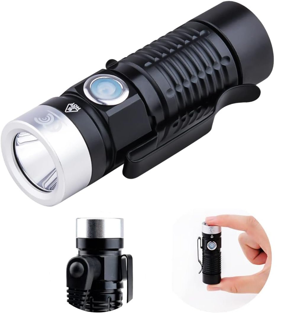 edc magnetic rechargeable tacticle flashlight – 500 lumens, firearm compatible edc magnetic rechargeable tacticle flashlight – 500 lumens, firearm compatible