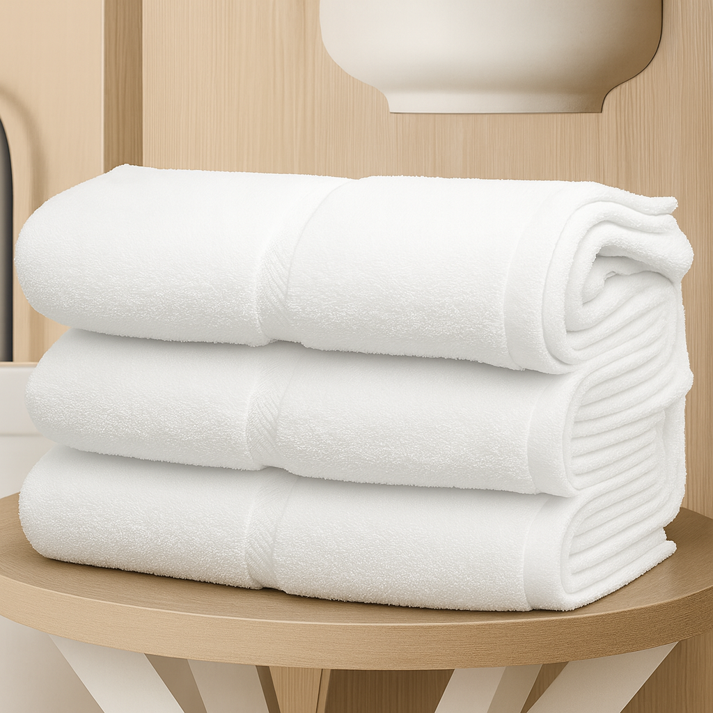 3pk goldcrest premium bath towels – 27" x 54" cotton blend