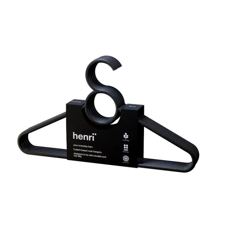 20pk henri hangers – black eco friendly durable clothes hangers 20pk henri hangers – black eco friendly durable clothes hangers