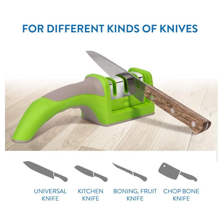 worker wonder sharp professional knife sharpener – non slip base – 3 stage system worker wonder sharp professional knife sharpener – non slip base – 3 stage system