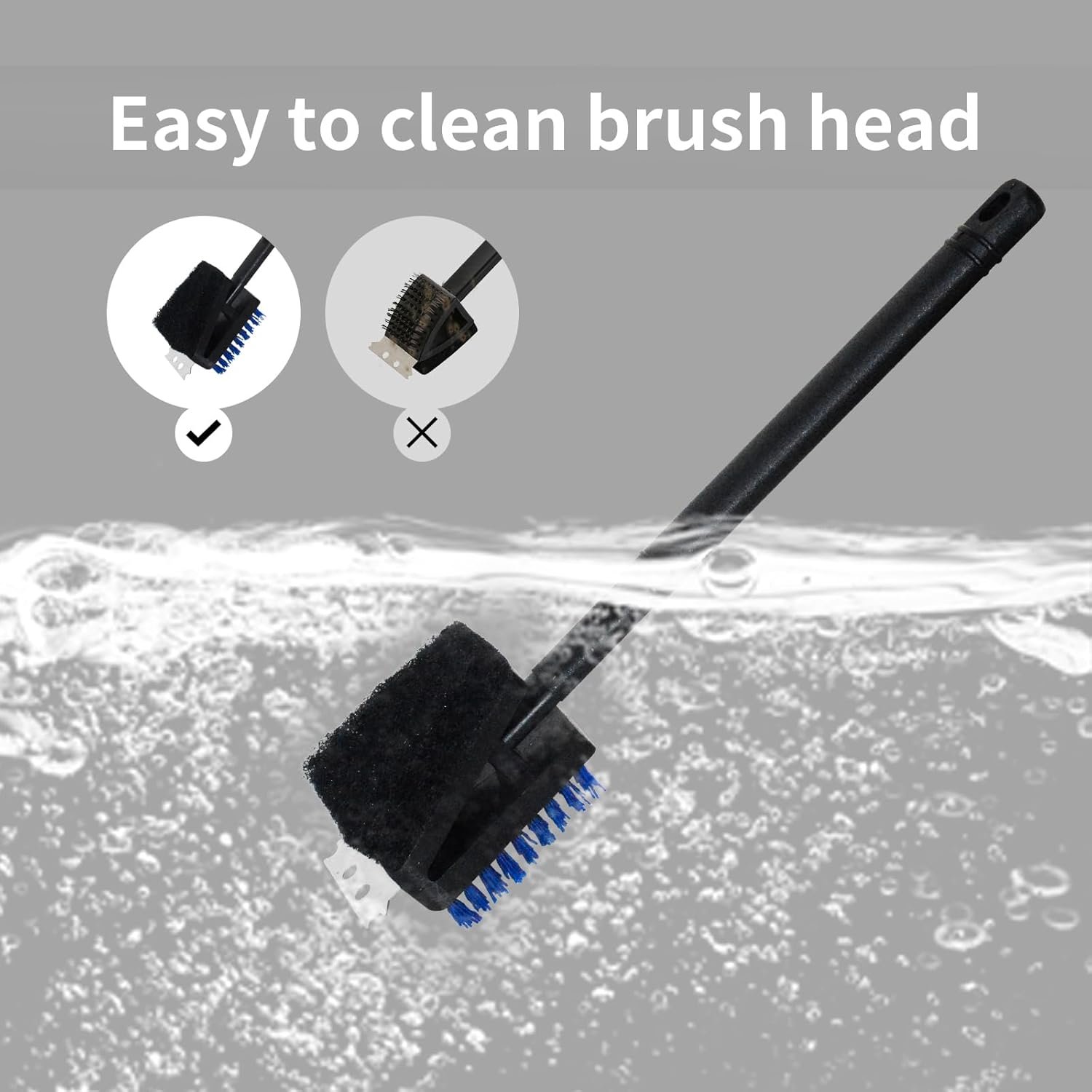 nylon grill brush – no wire bristle bbq cleaning kit with safe scraper nylon grill brush – no wire bristle bbq cleaning kit with safe scraper
