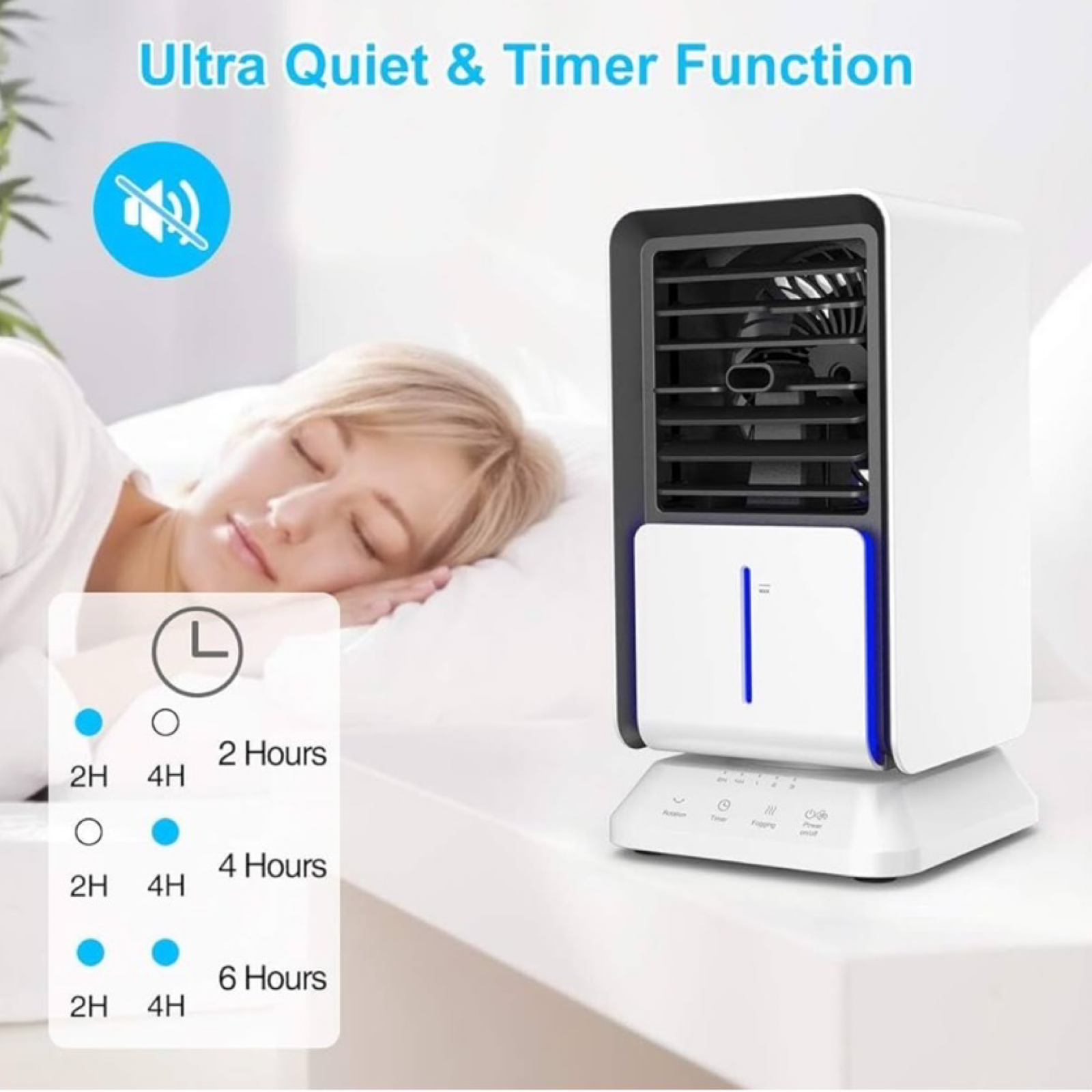 energy efficient small portable air cooler w/ timer no ice needed energy efficient small portable air cooler w/ timer no ice needed