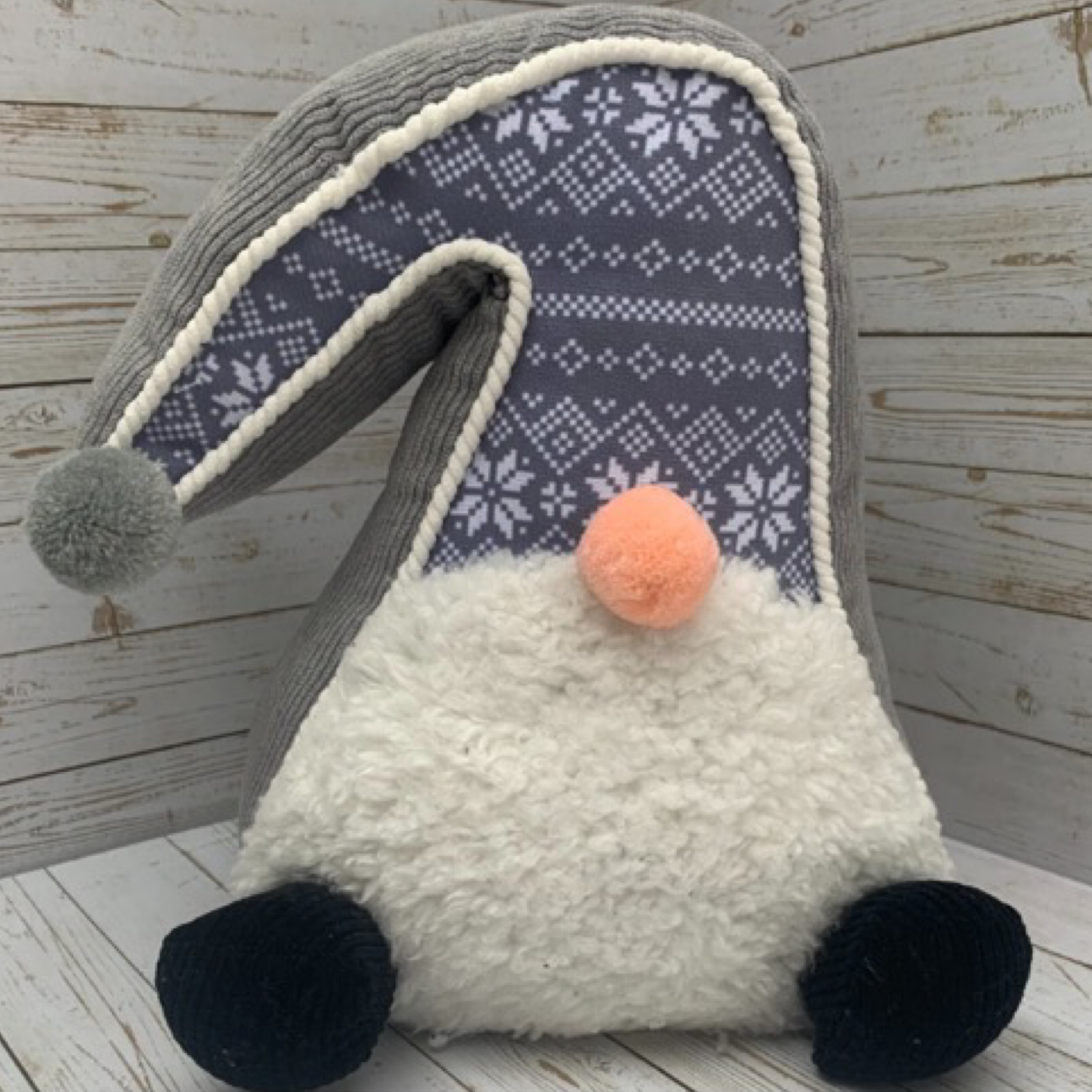 10" louis the gnome weighted door stop or bookend