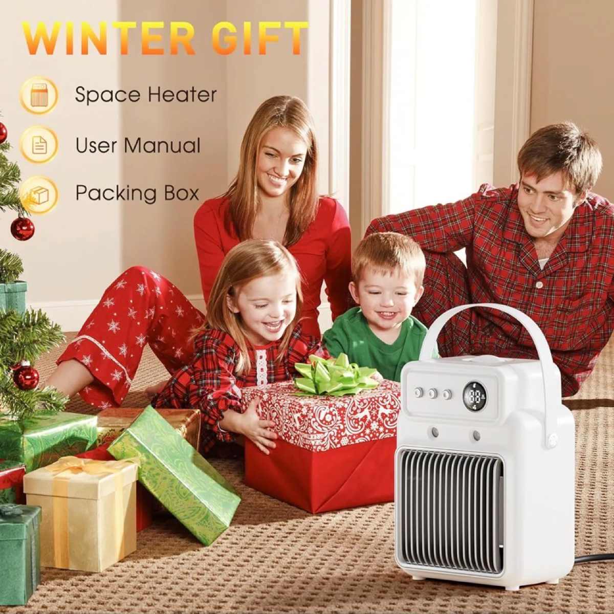 3 in 1 space heater with humidifier & fan heats up to 200sq ft. 3 in 1 space heater with humidifier & fan heats up to 200sq ft.