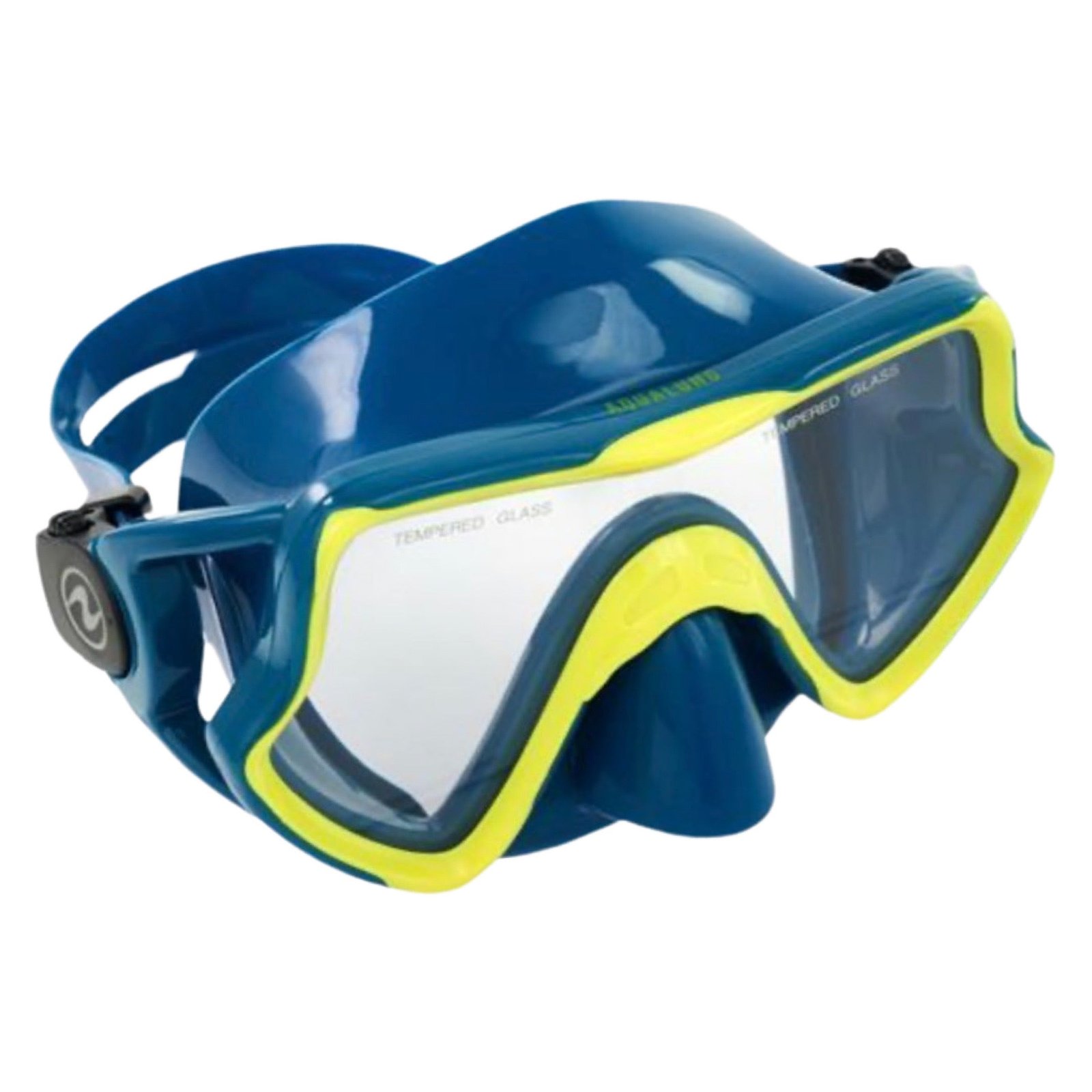 aqualung trooper snorkeling mask w/leak free fit wide field of vision