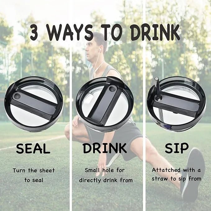 40 oz lemon print stainless steel tumbler – insulated mug with handle, lid & straw 40 oz lemon print stainless steel tumbler – insulated mug with handle, lid & straw